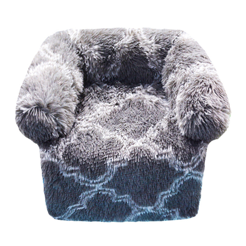 Luxurious Plush  Armchair  Dog Bed