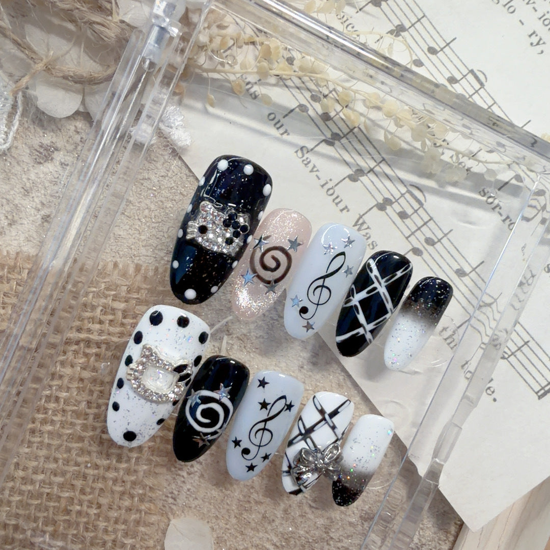 Musical Themed Press-On Nails