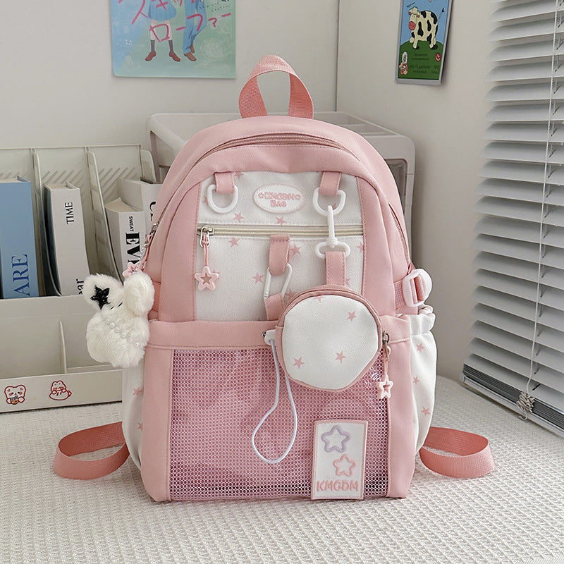 Cute Star Patterned Backpack