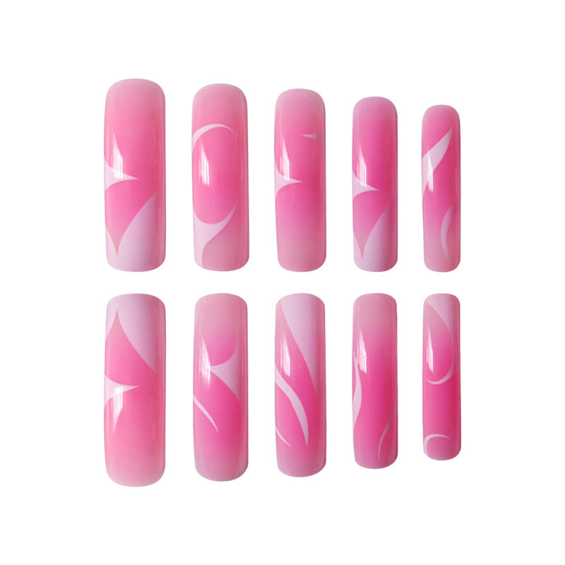 Artistic Marble Design Press-On Nails Kalsten