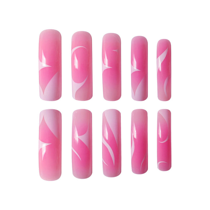 Artistic Marble Design Press-On Nails Kalsten