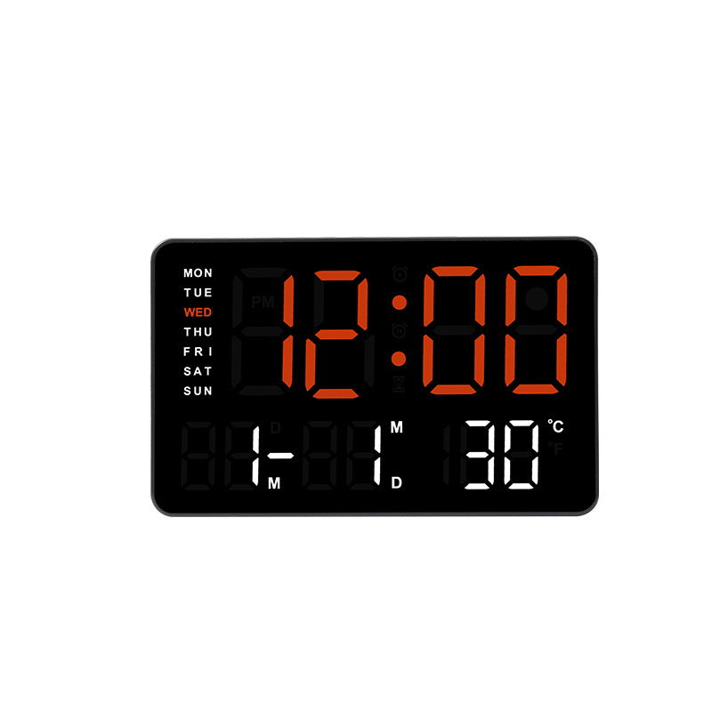 Digital Wall Clock with Temperature and Date Display Kalsten