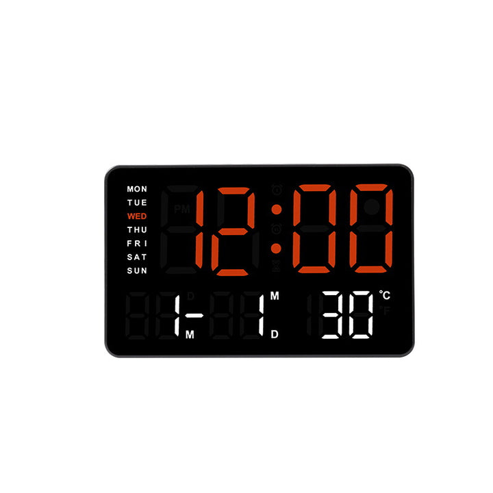 Digital Wall Clock with Temperature and Date Display Kalsten