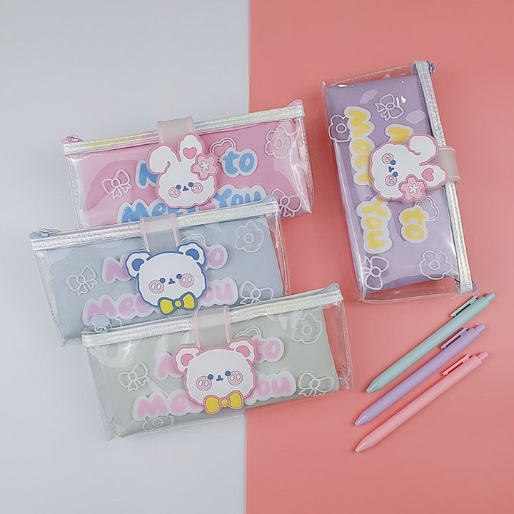 Stylish Transparent Pencil Case