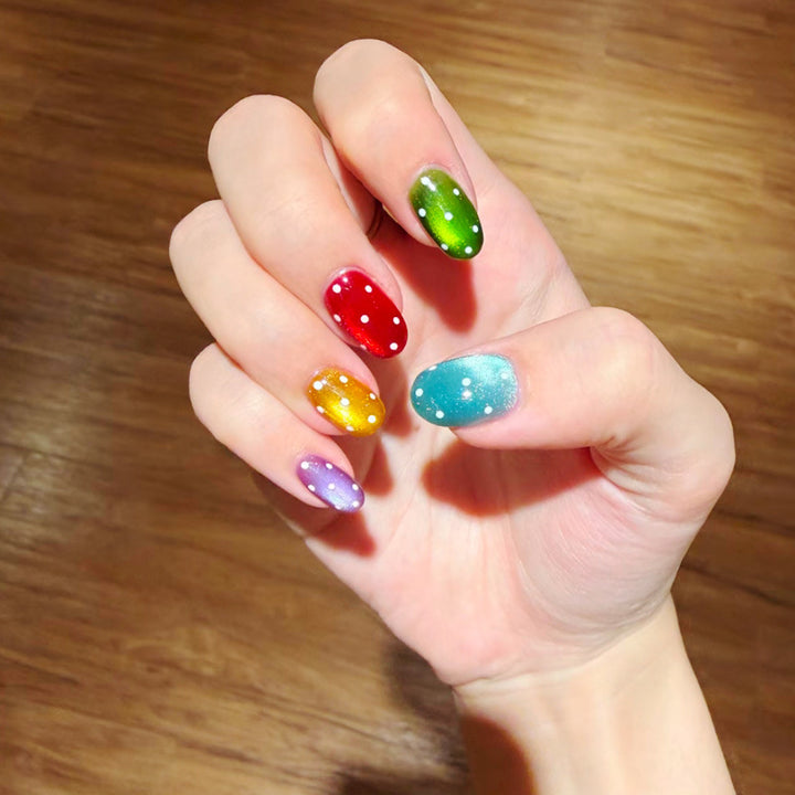 Whimsical Bunny-Themed Press-On Nail Art Set Kalsten