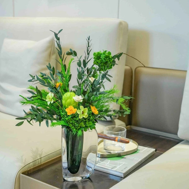 Artificial Greenery Floral Centerpiece