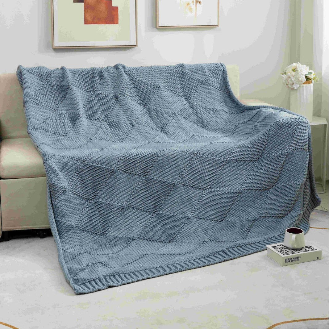 Home Decorative Knitted Throw Blanket