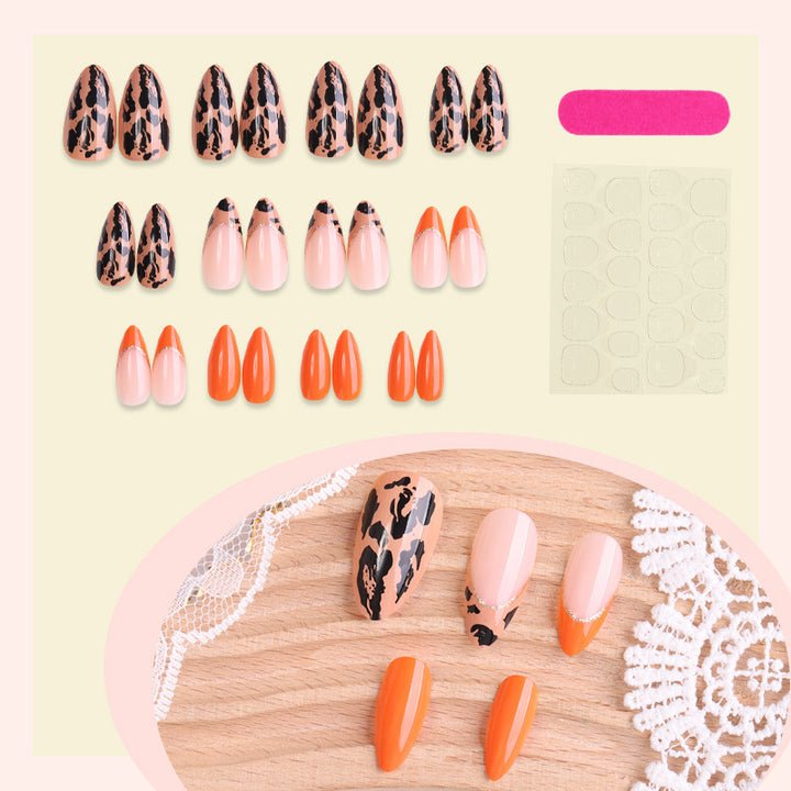 Creative Leopard Print Press-On Nails kalsten