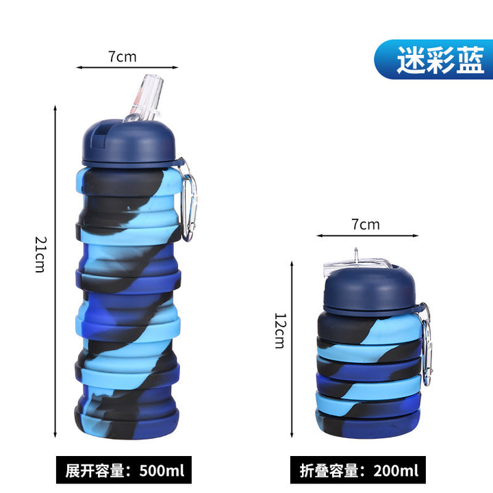 Women collapsible silicone water bottle Kalsten