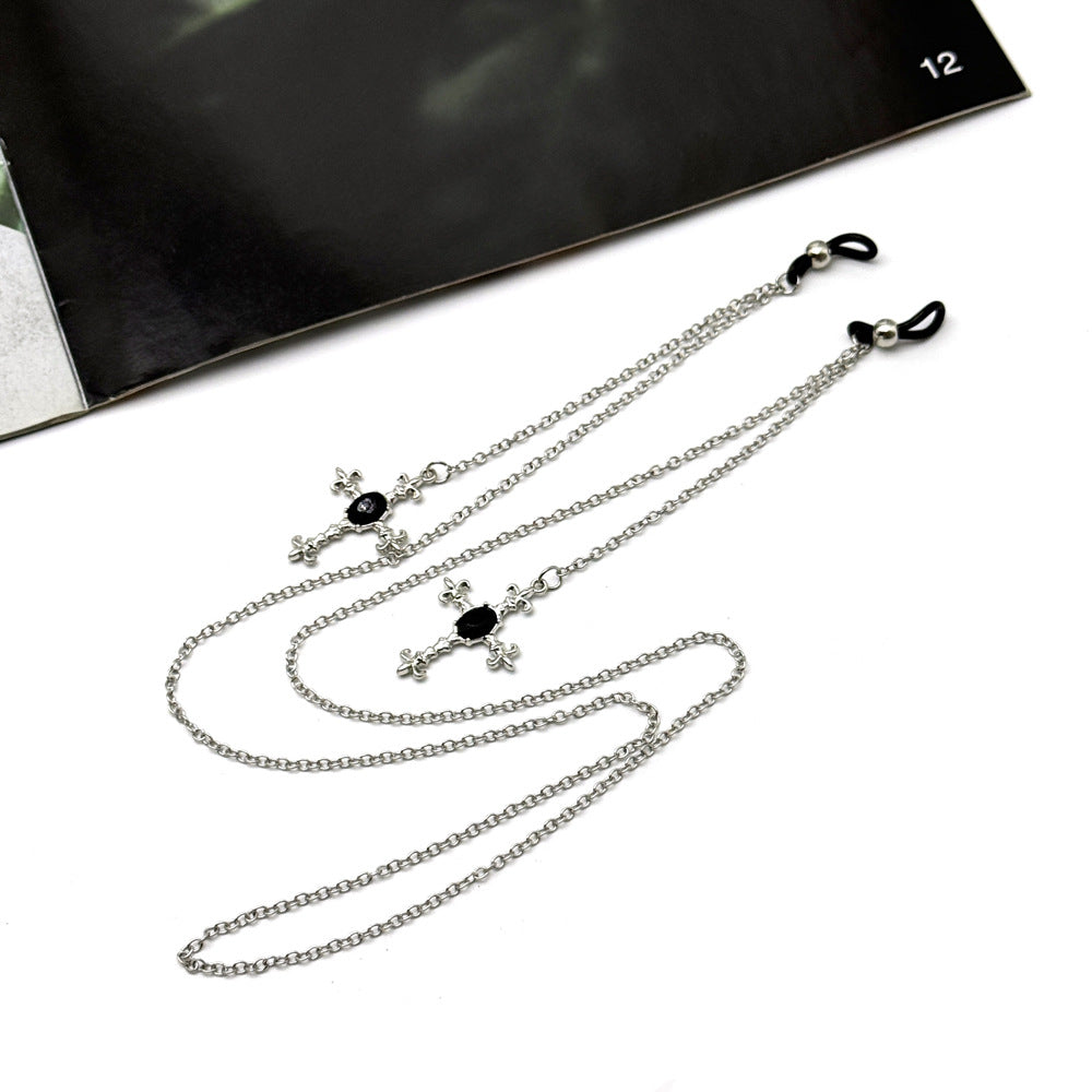 Ornate Skull Pendant Eyewear Chain Kalsten