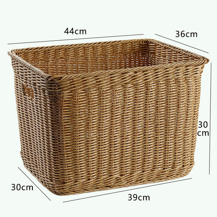 Premium Handwoven Wicker Storage Bin Kalsten