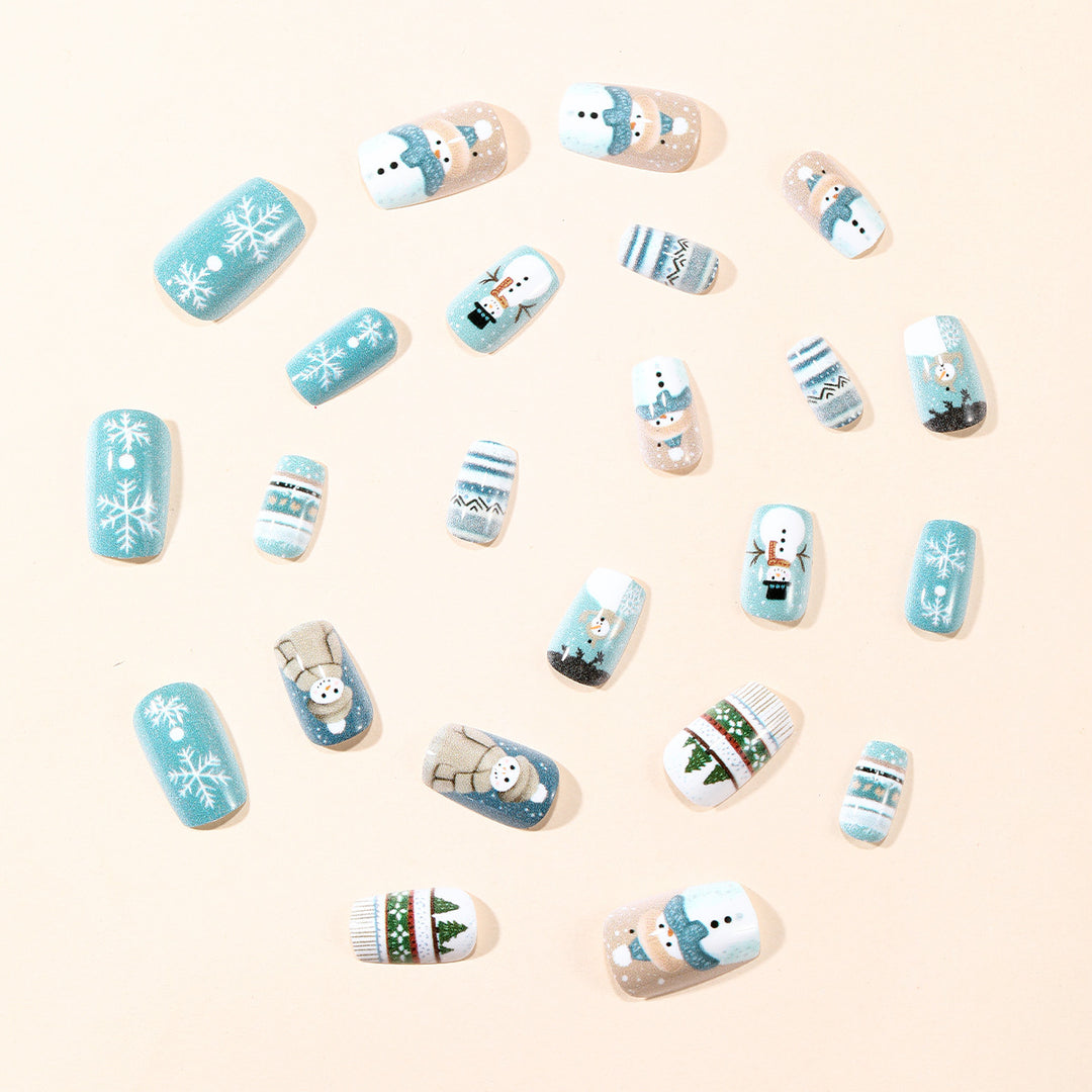 Winter-Themed 3D Nail Art Set Kalsten