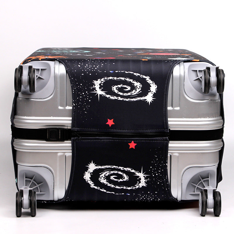 Ladies hard shell suitcase with elegant pattern print Kalsten