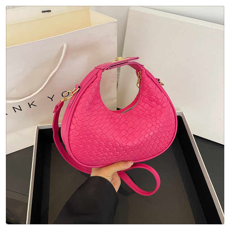 WoTextured Leather Hobo Bag Kalsten