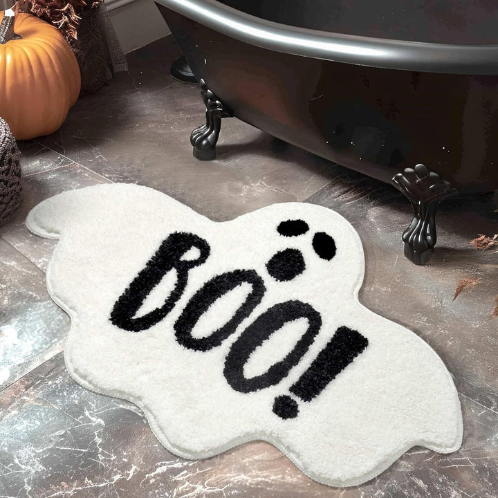 Halloween-Themed Ghost Bath Mat Kalsten
