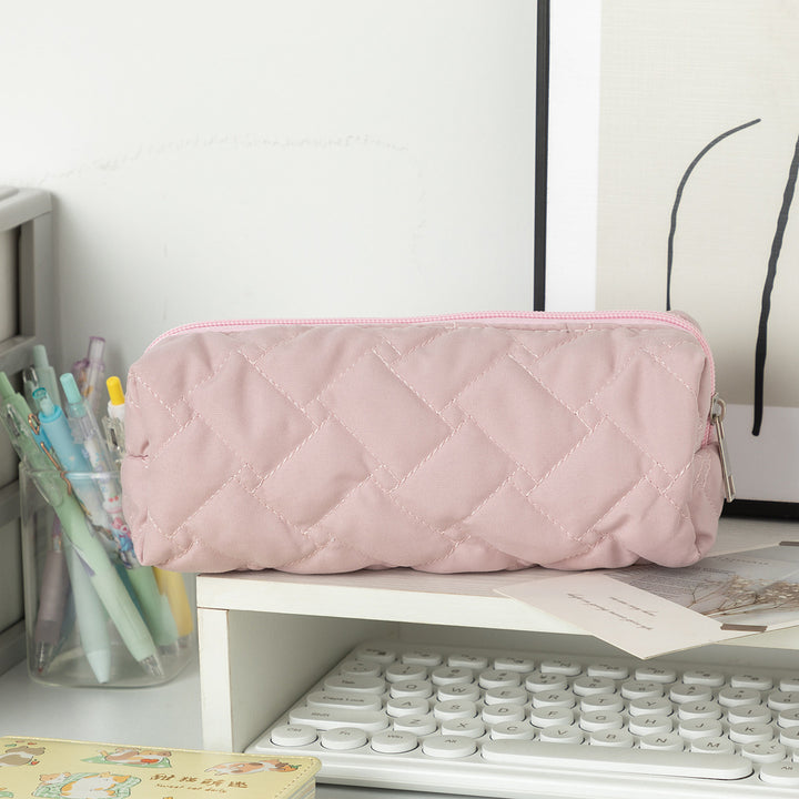 Quilted Textured Pencil Case Kalsten