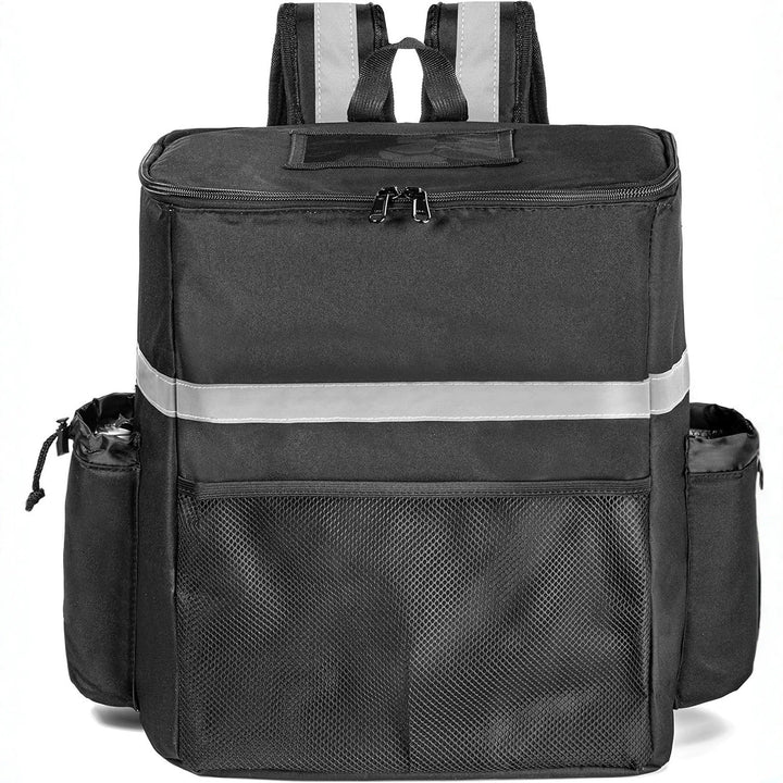Women's Insulated Pizza Delivery Bag with Drink Holders and Reflective Elements Kalsten