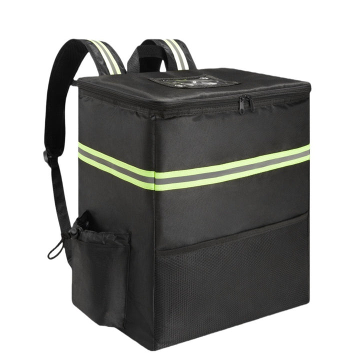 Unisex nan insulated delivery backpack with thermal insulated box, reflective stripes and extra sturdy bottom Kalsten