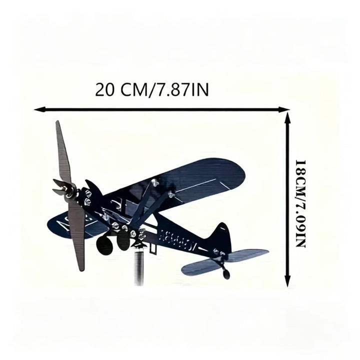 Decorative Airplane Garden Stake Kalsten