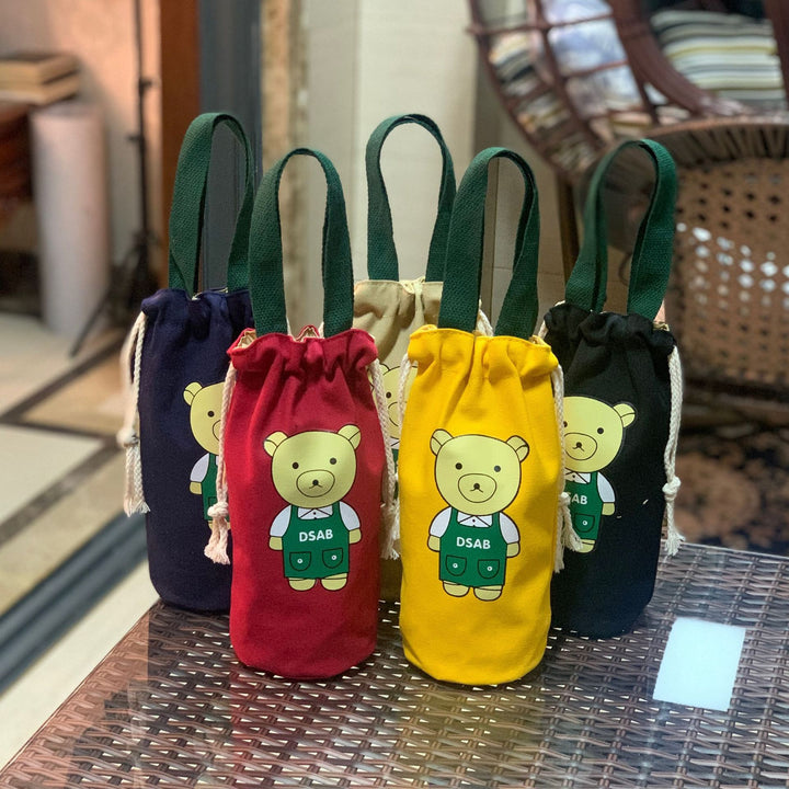 Kids' Cute Bear-Themed Water Bottle Sleeve Kalsten