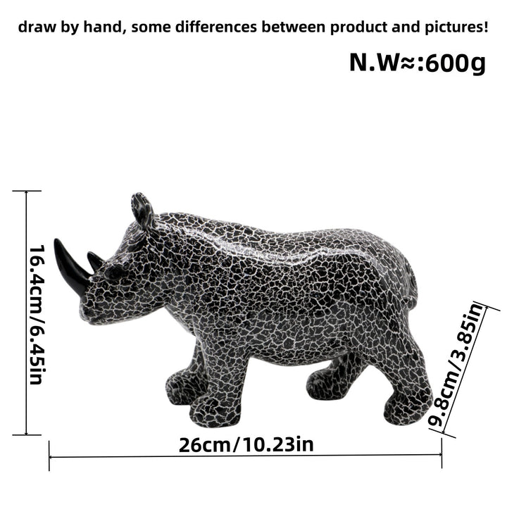 Artistic Rhino Figure Kalsten