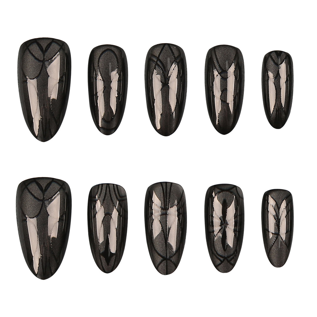 Artistic Press-On Nail Set