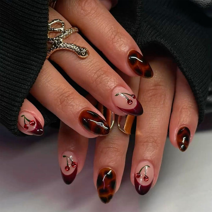 Creative Nail Art in Cherries Design Kalsten