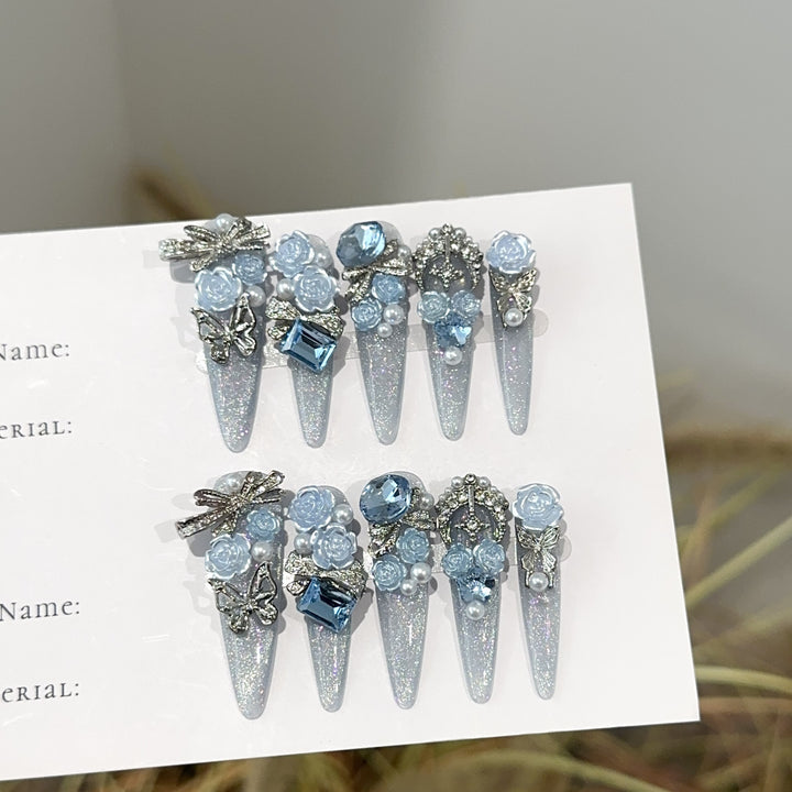 Decorative Floral Hair Clip Set
