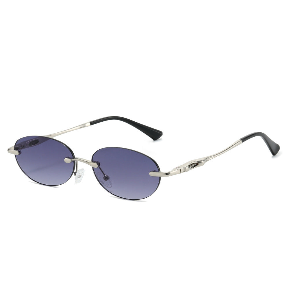 Retro Oval Frame Sunglasses Kalsten