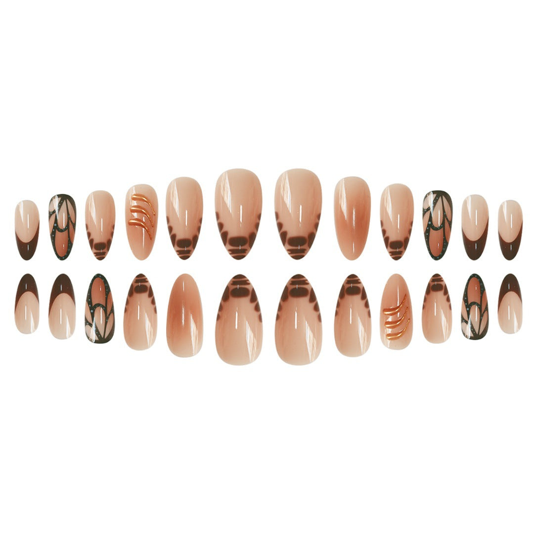 Designer Artistic Press-On Nail Extensions Kalsten