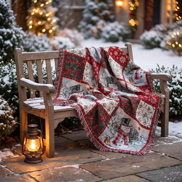 Festive Holiday Themed Tapestry