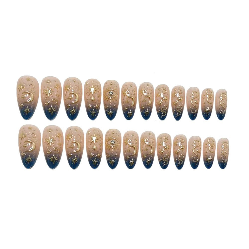 Amazing art nails with peacock feather design Kalsten