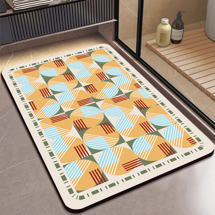 Geometric Patterned Area Rug Kalsten
