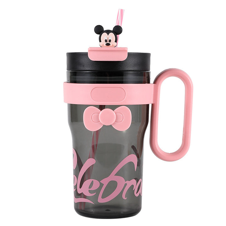 Ladies drinking cup with antibacterial lid and integrated carrying handle Kalsten
