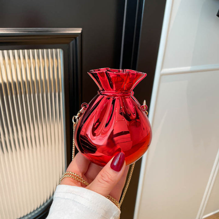 Elegant Metallic Evening Bag