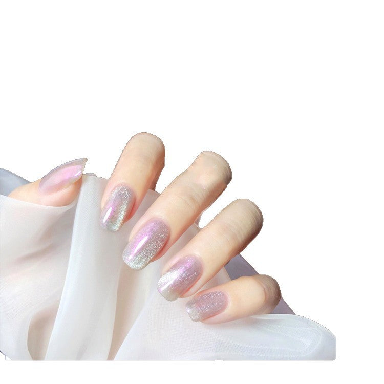 Shimmering Press-On Nail Set Kalsten