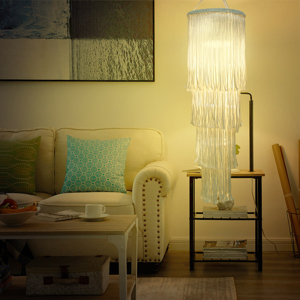 Modern Macramé Pendant Lamp