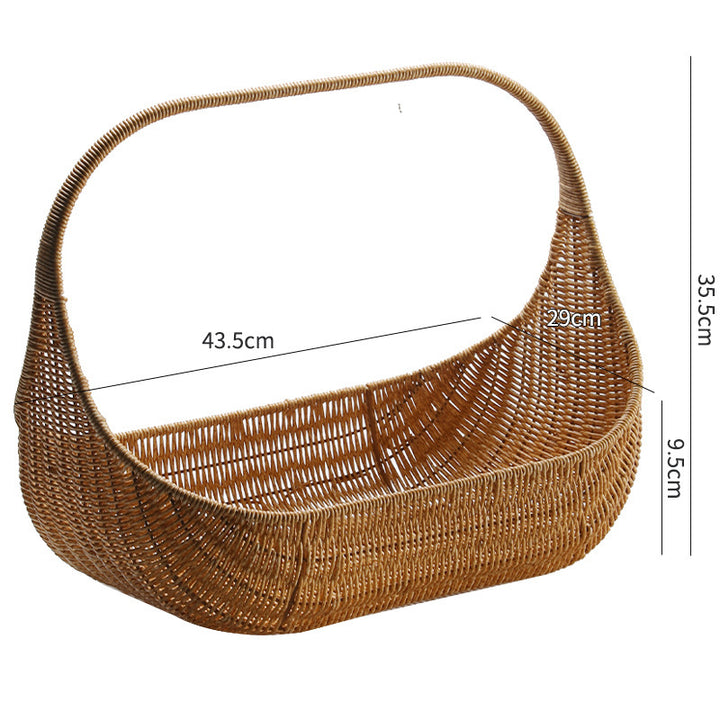 Handcrafted Wicker Storage Basket Kalsten