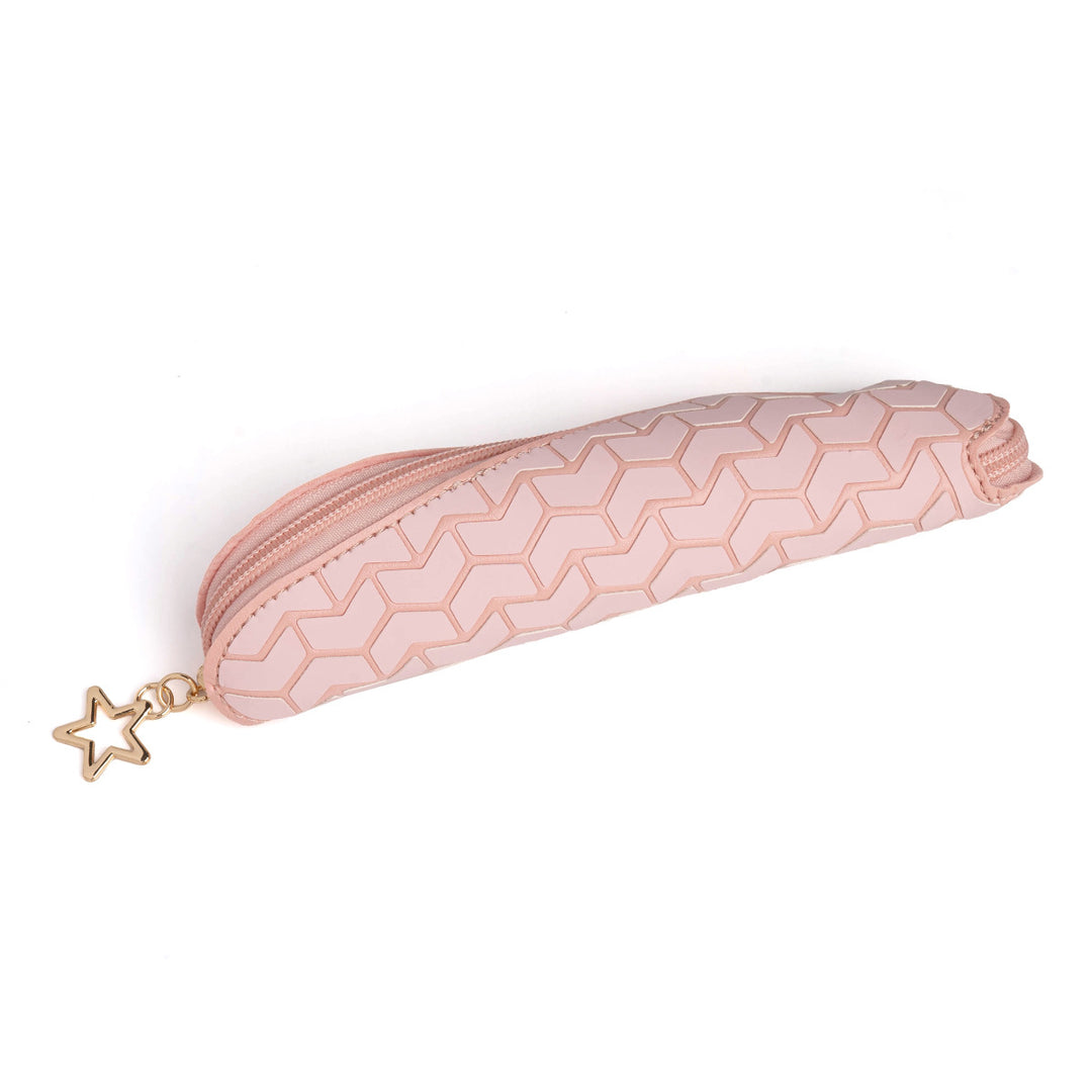 Stylish Geometric Patterned Pencil Case Kalsten