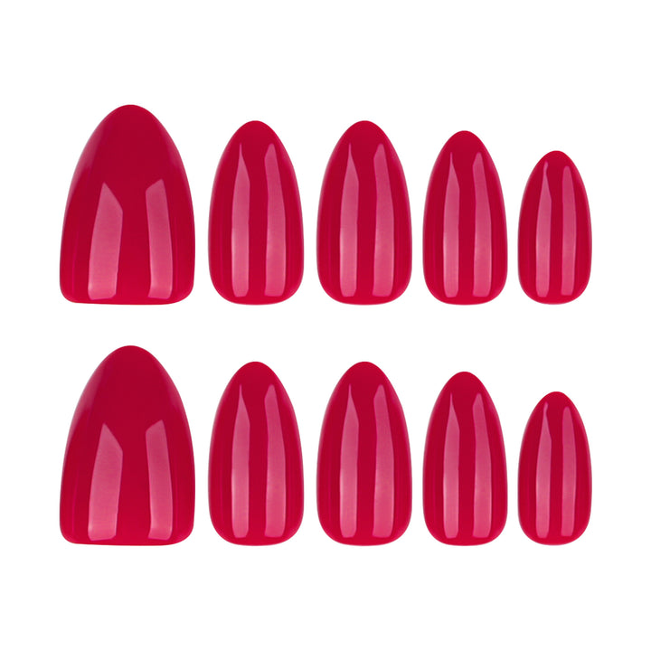 Artificial press-on nails in an elegant oval design Kalsten