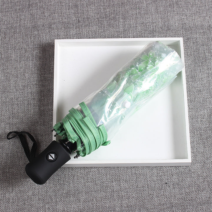 Women's elegant and portable umbrella with floral design Kalsten