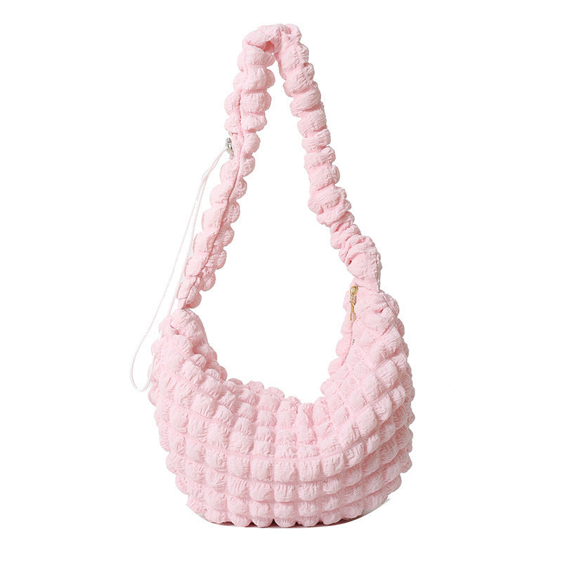 WoTextured Fabric Hobo Bag Kalsten
