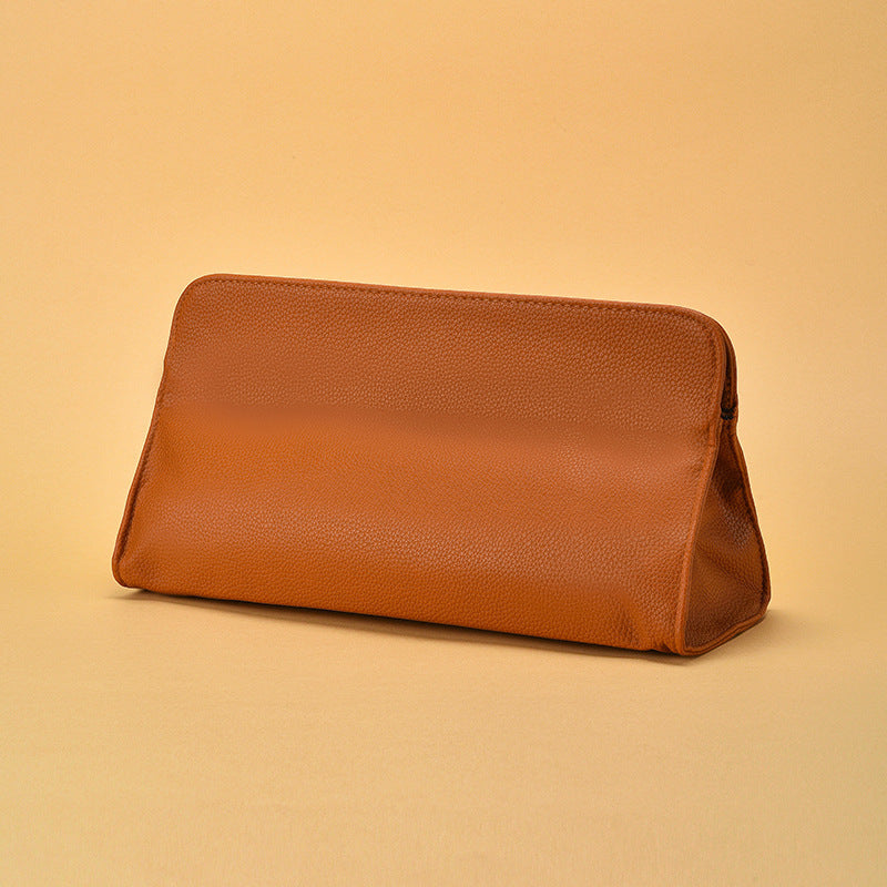 Textured Leather Cosmetic Pouch Kalsten