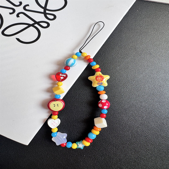Funky Beaded Charm Lanyard Kalsten