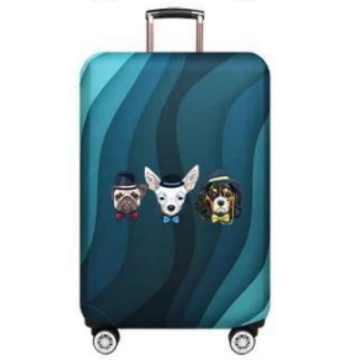 Ladies Hard Shell Suitcase with Playful Animal Design Kalsten