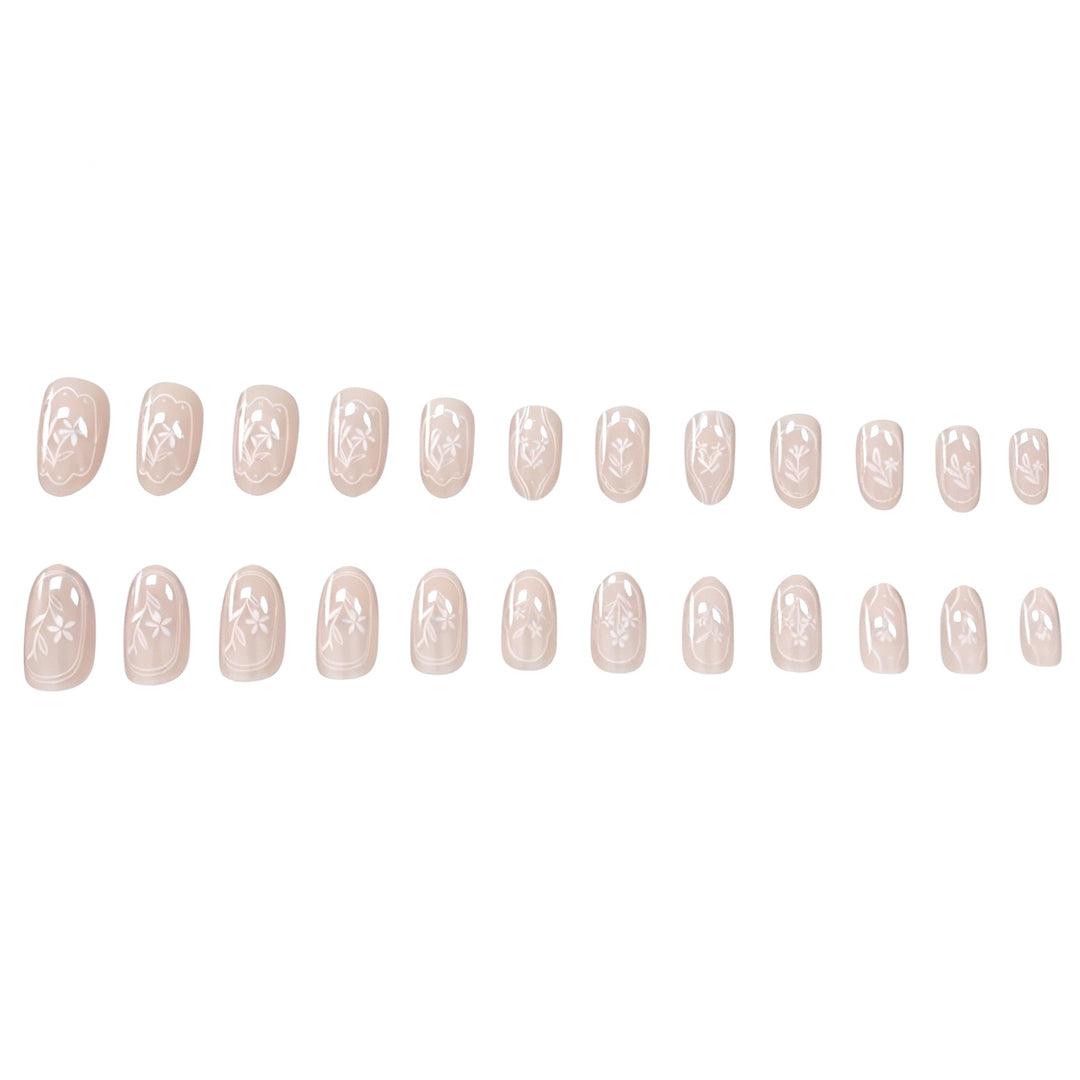 Intricate Floral Nail Art Kalsten