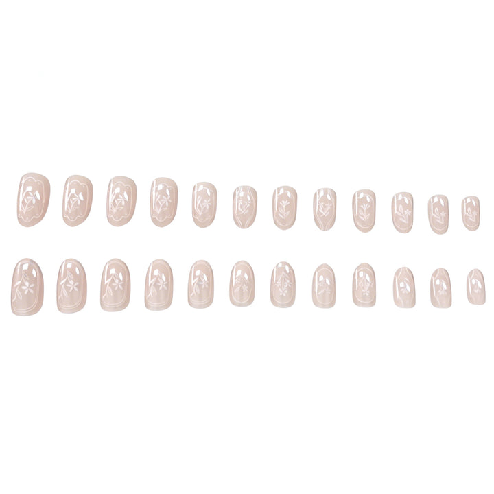 Intricate Floral Nail Art Kalsten