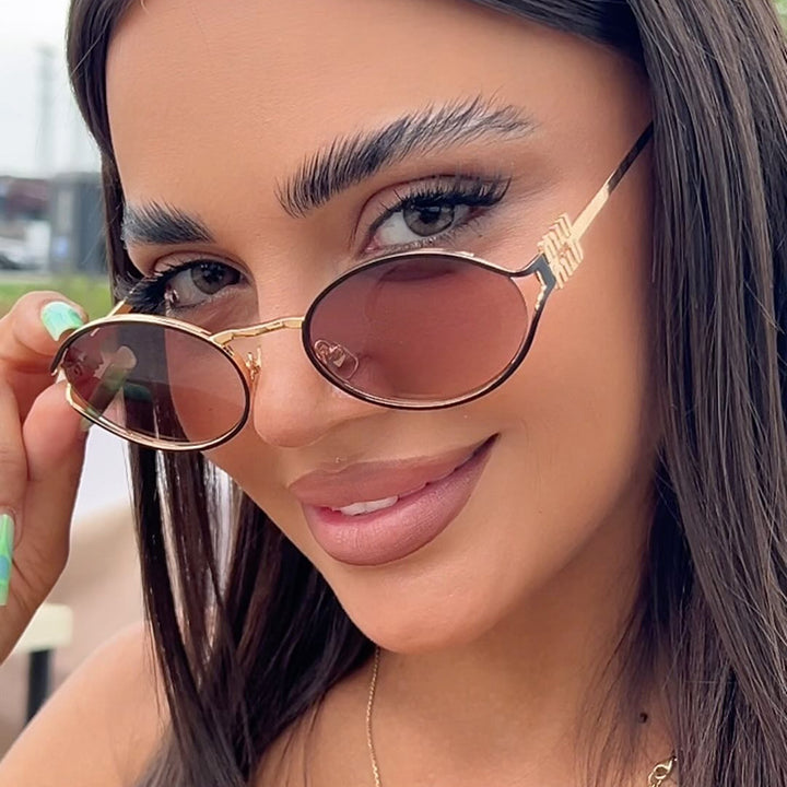 Ladies elegant oval sunglasses Kalsten