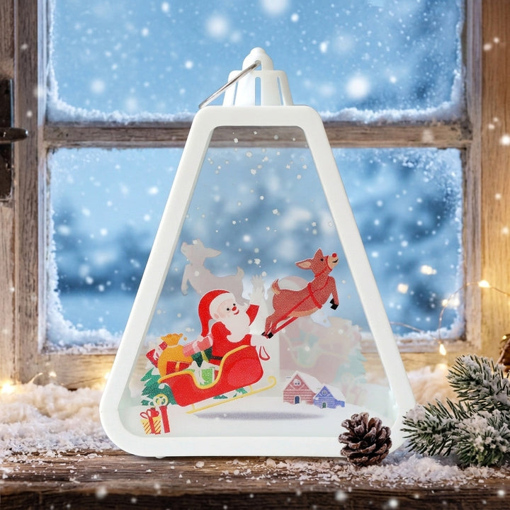 Christmas lantern in modern design