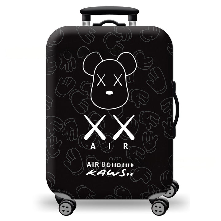 Unisex hard-shell suitcase with playful cat design Kalsten